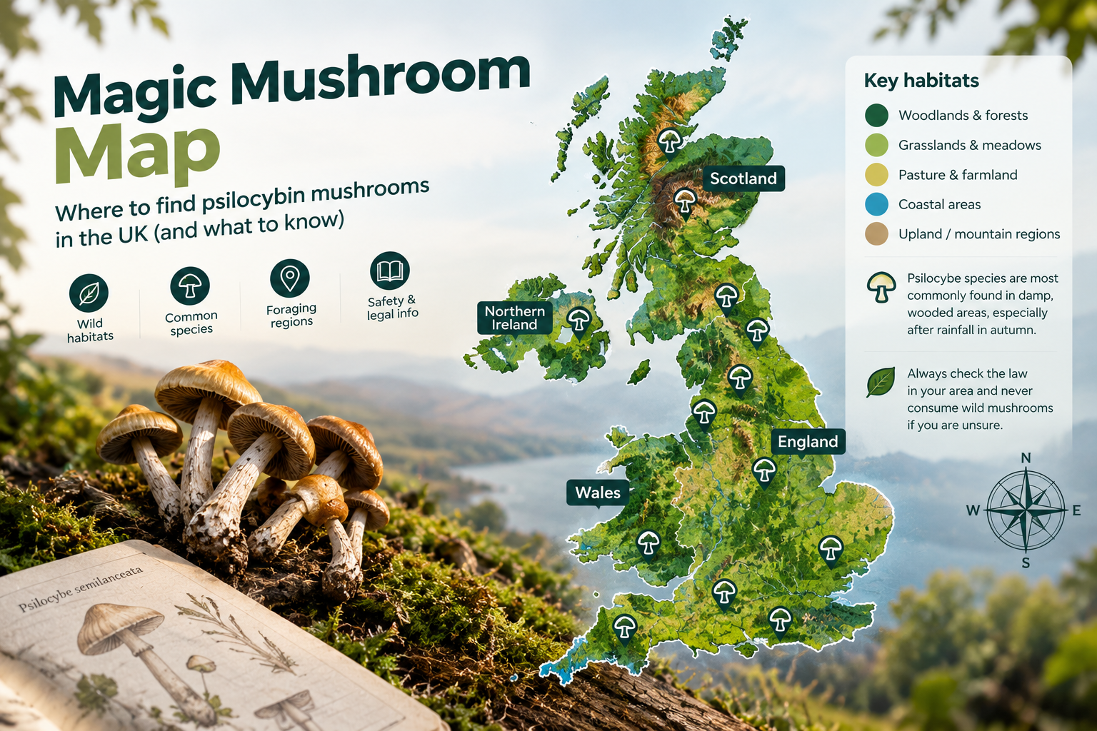 magic mushroom map uk