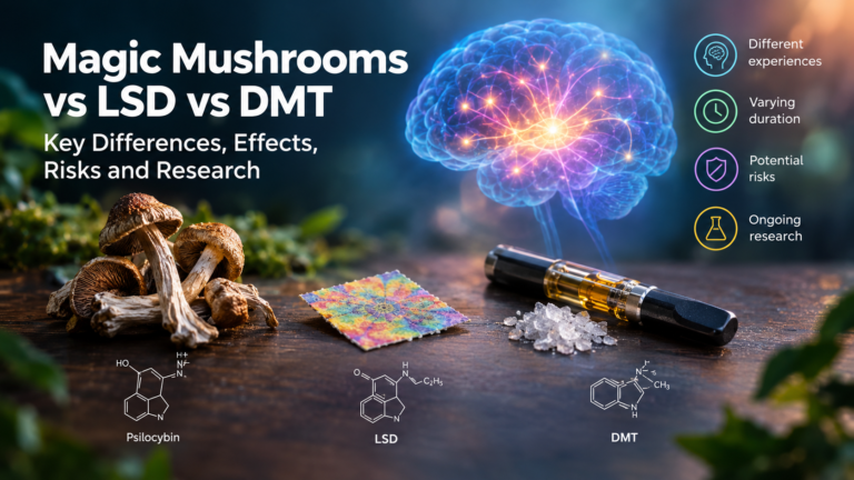 Magic Mushrooms vs LSD vs DMT